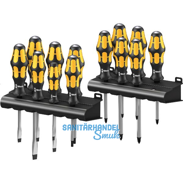 WERA Schraubendreher-Satz Big Pack 900 Schlitz/Phillips/Pozidriv/Torx�13-tlg