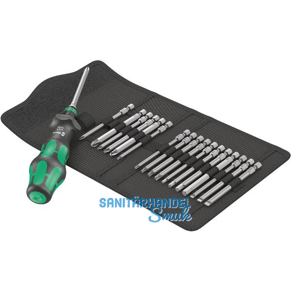 WERA Bit-Satz Kraftform Kompakt Turbo 1 18-teilig