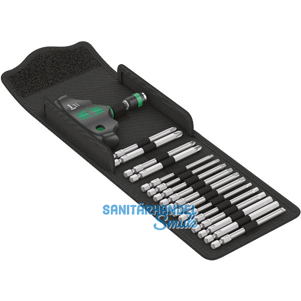 WERA Bit Satz Kraftform Kompakt 400 17-teilig