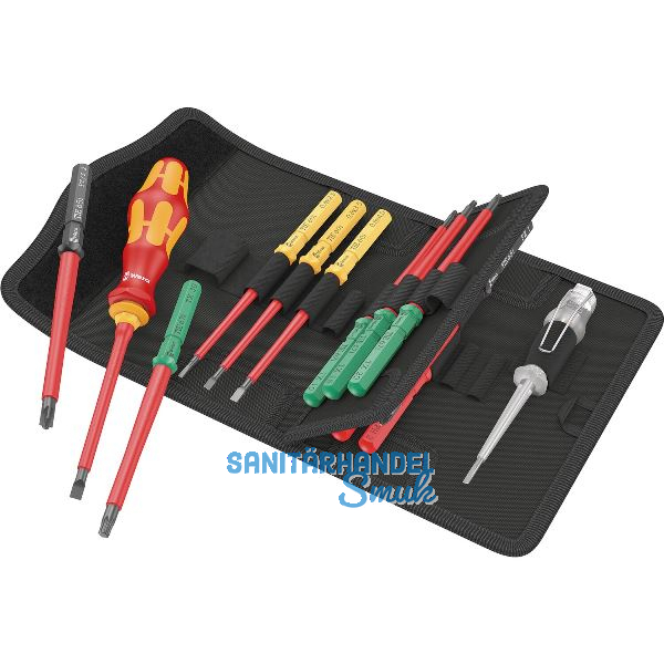 WERA VDE-Wechselklingen-Satz KK 16 Universal 1 PH/PZ/PZS/Torx�/Schlitz 16-teilig