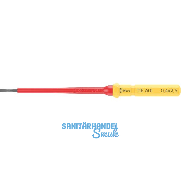 WERA VDE-Wechselklinge KK 60i TIE 0.4 x 2.5 x 157 mm Schlitz