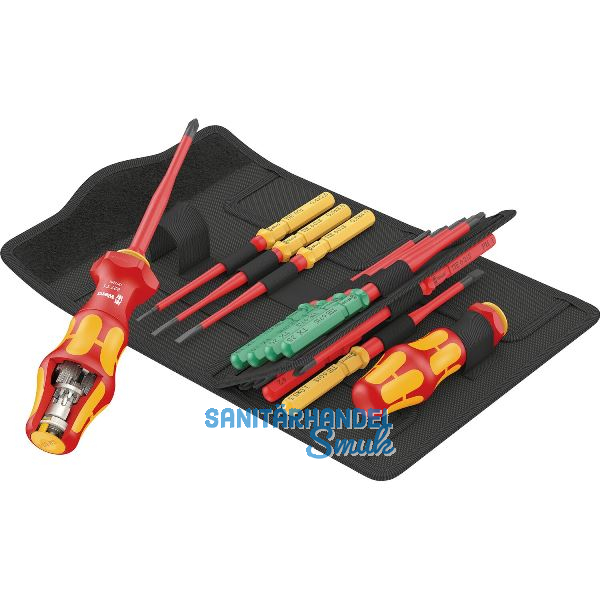 WERA VDE-Wechselklingen-Satz KK Turbo i Imperial PH/PZS/Torx�/Schlitz 16-teilig