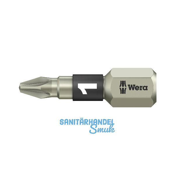 WERA Bit-Einsatz Edelstahl 3855/1TS 1/4"sechskant PZ 1/25 mm Pozidriv