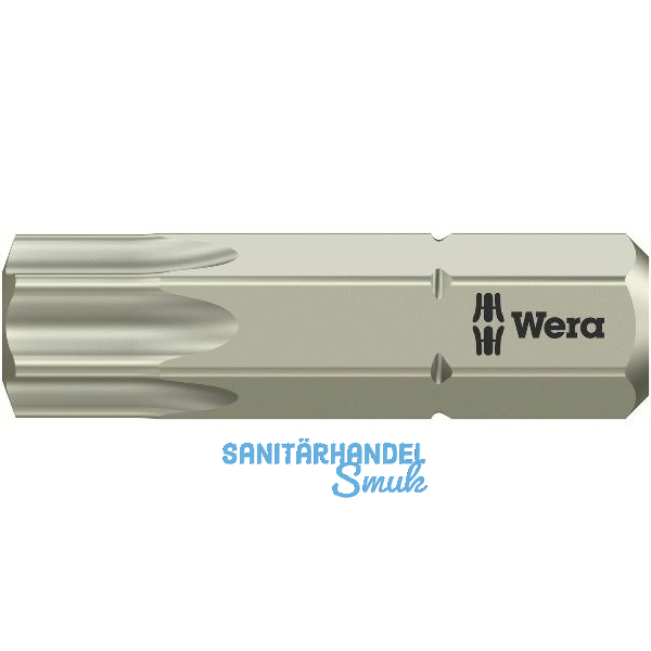 WERA Bit-Einsatz Edelstahl 3867/1TS 1/4"sechskant TX40/25 mm Torx�