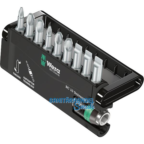 WERA Bit-Check 10 Universal 3 10-teilig