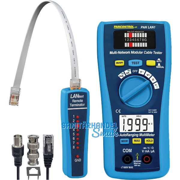 PANCONTROL Lan-Tester und Digital Multimeter PAN LAN1