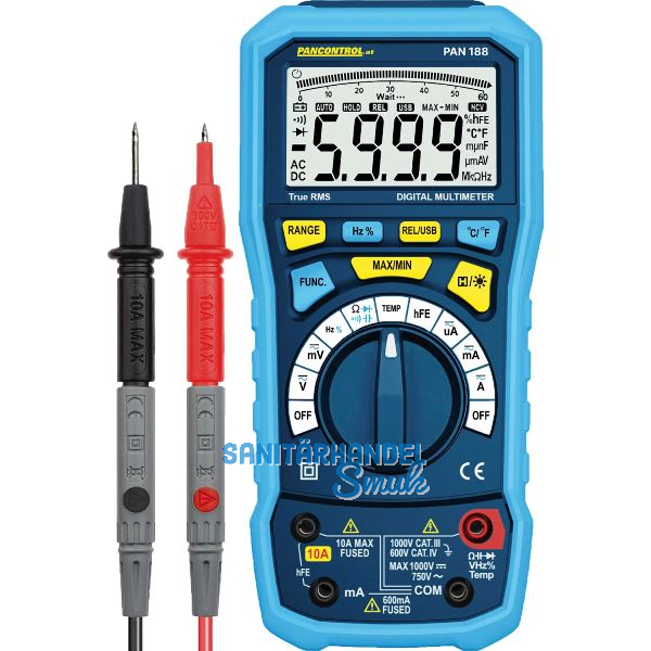 PANCONTROL Profi-Digital-Multimeter PAN 188 True RMS