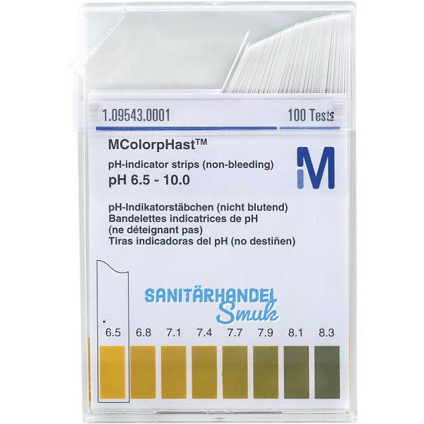 KONITZER Testst�bchen-pH 6,5-10 - 100 St�ck