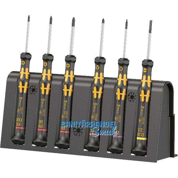 WERA Elektronik-Schraubendreher-Satz 1550/6 ESD 6-teilig