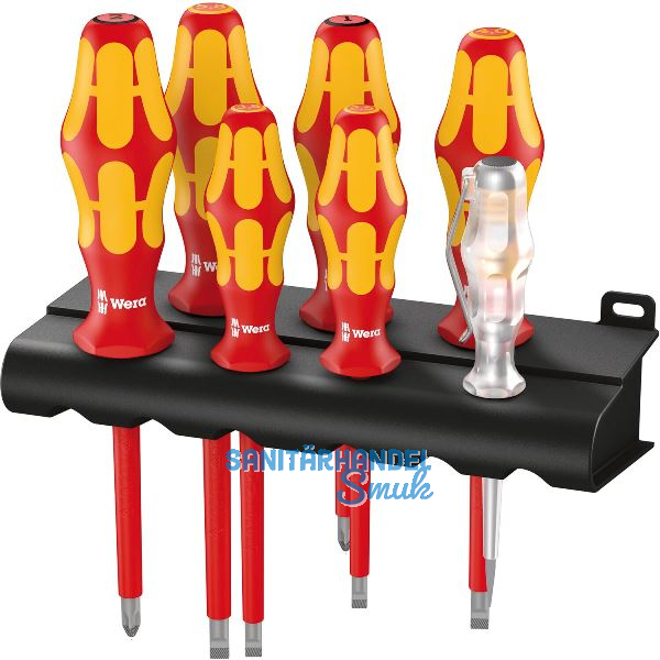 WERA Schraubendreher-Satz Kraftform Plus 160i/165i/7 VDE 7-teilig