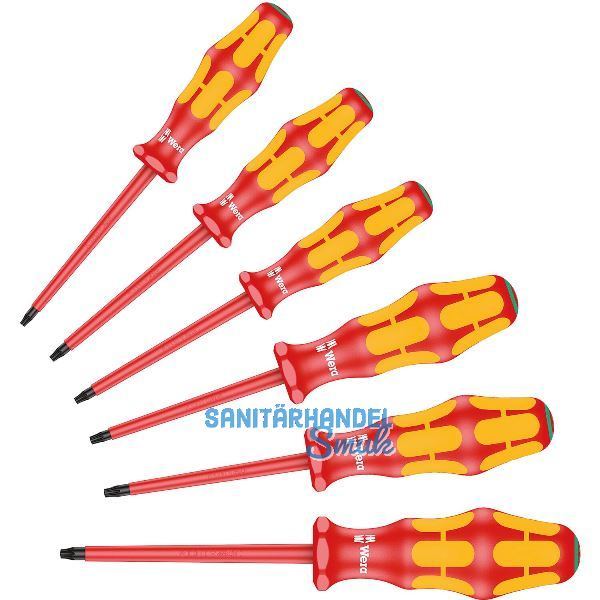 WERA Schraubendreher-Satz Kraftform Plus 167 i/6 VDE Torx� 6-teilig