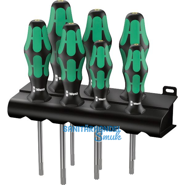 WERA Schraubendreher-Satz Kraftform Plus 367/7 HF Torx� 7-teilig