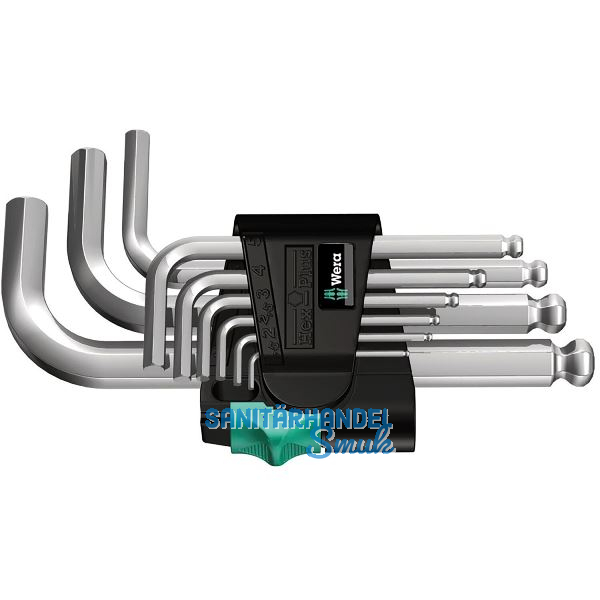 WERA Sechskant Stiftschl�ssel-Satz 950/9 Hex-Plus 3 1.5-10 mm 9-teilig