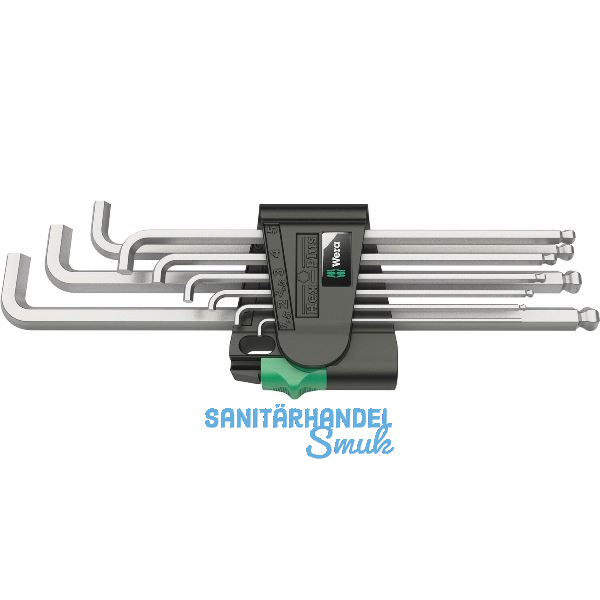WERA Sechskant Stiftschl�ssel-Satz 950/9 Hex-Plus 4 1.5-10 mm 9-teilig