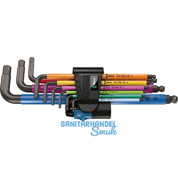 WERA Sechskant Stiftschl�ssel-Satz 950/9 Hex-Plus MC HF 1 9-teilig