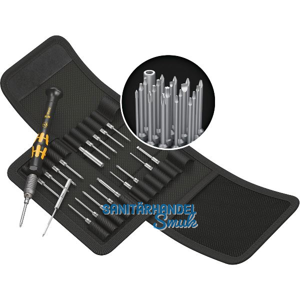 WERA Elektronik-Schraubendreher-Satz Kraftform Micro 21 ESD 1 21-teilig