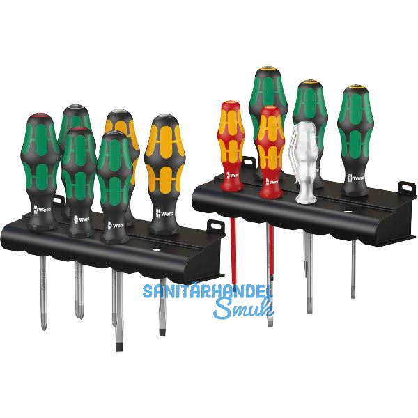 WERA Schraubendreher-Satz XXL 1 Phillips/Pozidriv/Schlitz 14-teilig