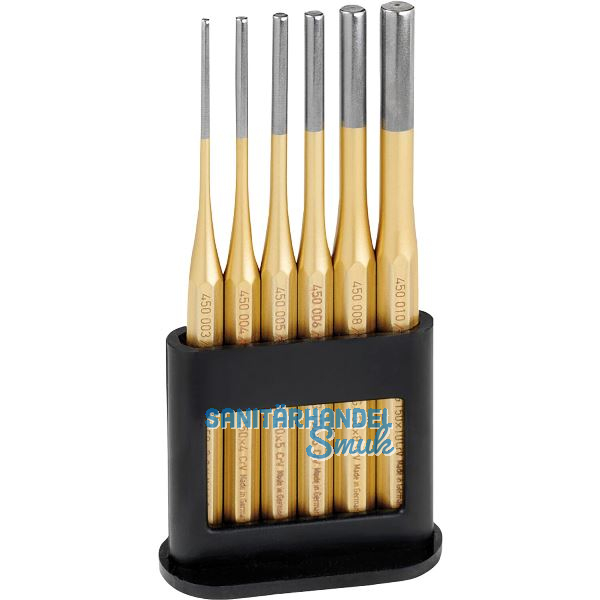 RENNSTEIG Splintentreiber-Satz achtkant DIN 6450 6-teilig in Box