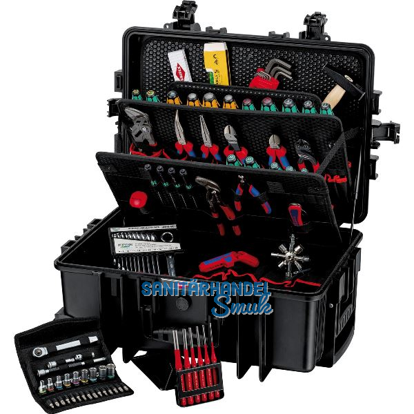 KNIPEX Werkzeugkoffer Robust45-Move Mechanik 002137M, 609x263x428 mm, 90-teilig