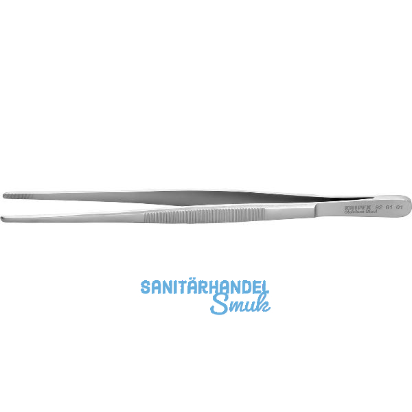 KNIPEX Universalpinzette, gerade, stumpf, 200 mm