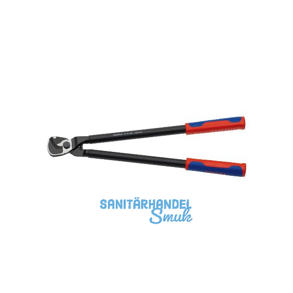 KNIPEX Kabelschere 9512 f�r Kabel 27 mm/150 mm�, 2K-Griff, br�niert, L=500 mm