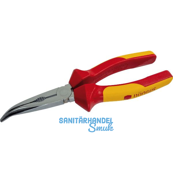VDE-Langschnabelzange DIN 5745 gebogen L�nge 200 mm