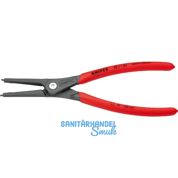 KNIPEX Pr�zisions Sicherungsringzange 4911 A3 DIN 5254 A au�en gerade