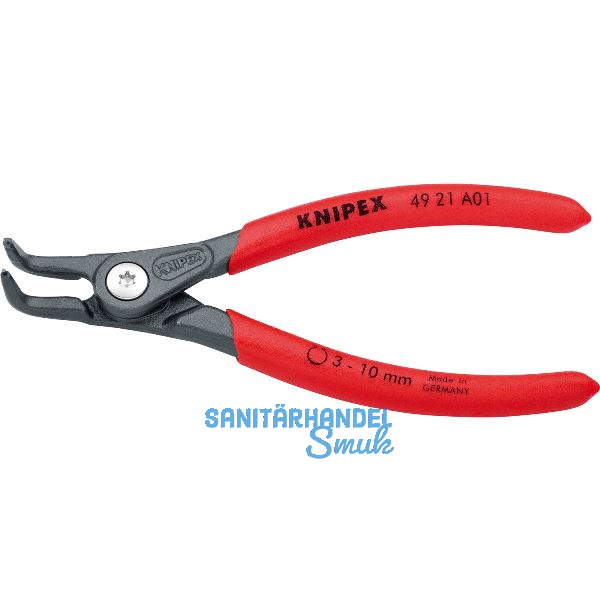 KNIPEX Pr�zisions Sicherungsringzange 4921 A01 DIN 5254 B au�en gebogen
