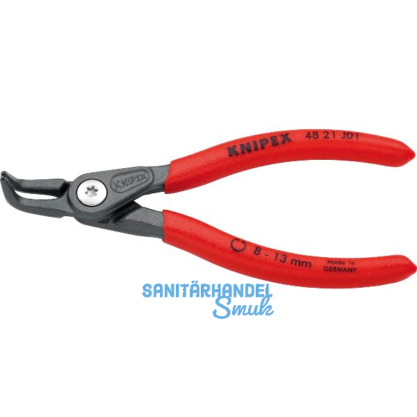 KNIPEX Pr�zisions Sicherungsringzange 4821 J01 DIN 5256 D innen gebogen