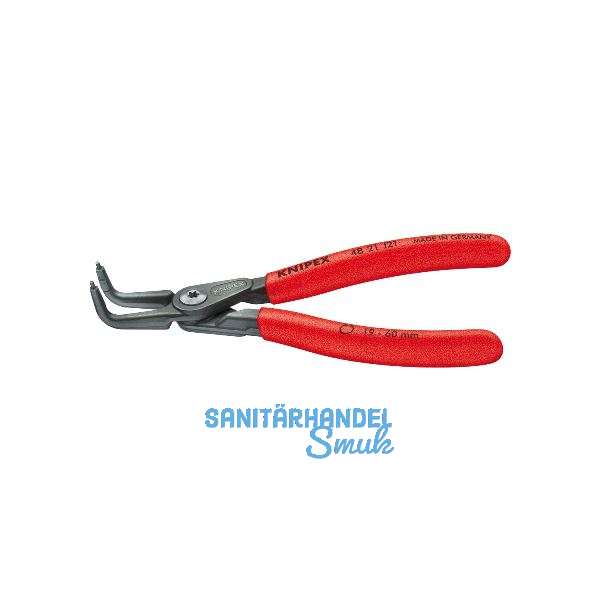 KNIPEX Pr�zisions Sicherungsringzange 4821 J41 DIN 5256 D innen gebogen