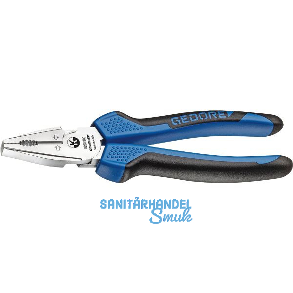 GEDORE Kraft-Kombizange 8250-200 JC DIN 5746 2K-Griff L�nge 200 mm