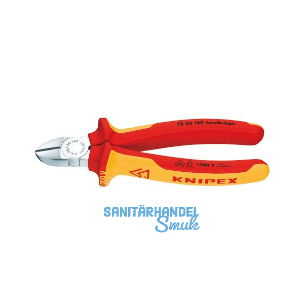 KNIPEX VDE-Seitenschneider Form 0 DIN 5749 L�nge 160 mm