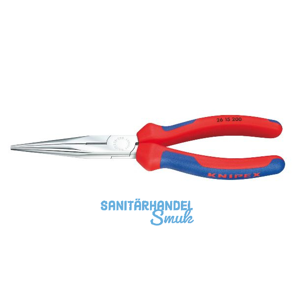 KNIPEX Langschnabelzange DIN 5745 gerade 2K-Griff L�nge 200 mm