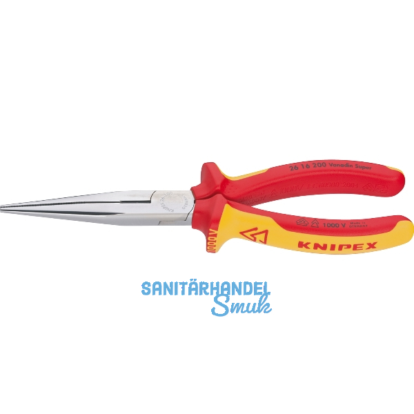KNIPEX VDE-Langschnabelzange DIN 5745 gerade L�nge 200 mm