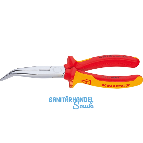 KNIPEX VDE-Langschnabelzange DIN 5745 gebogen L�nge 200 mm