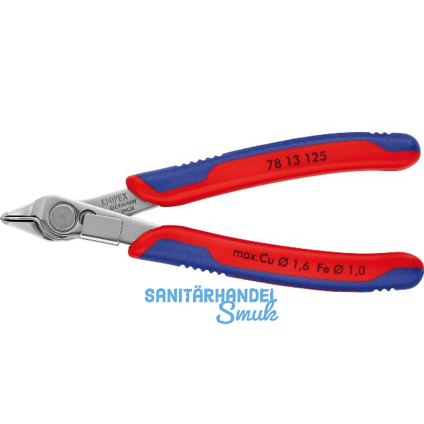 KNIPEX Elektronik-Seitenschneider Super Knips� 7813 DIN 9654 Form 1, L=125 mm