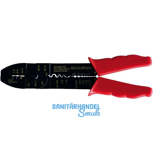 Presszange 0.75 - 6.0 mm� L�nge 225 mm