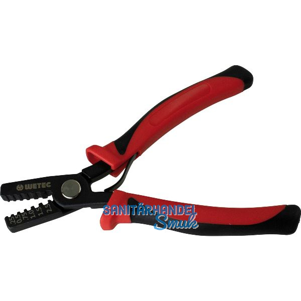 Kerbzange f�r Aderendh�lsen und nicht isolierte Kabelschuhe 0.25 - 2.5 mm�
