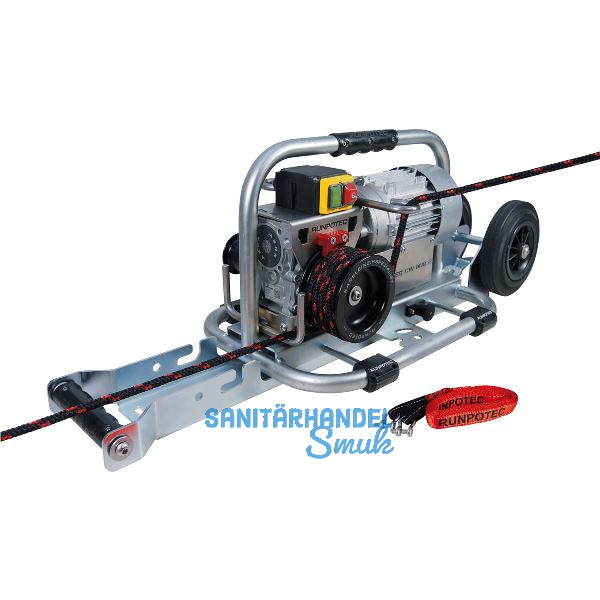 RUNPOTEC Spillwinde CW 800 E mit Trolley