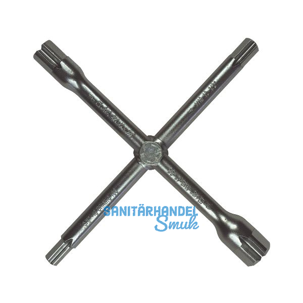 Sanit�r-Kreuzschl�ssel 13 Funktionen