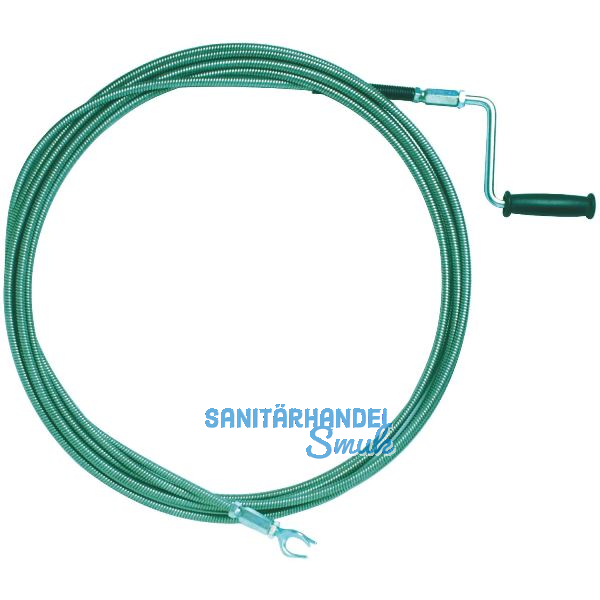 Rohrreinigungswelle mit Kurbel � 8 mm L�nge 10 m