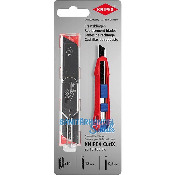 KNIPEX Ersatzklingenpack CutiX� mit 18 mm Abbrechklingen (10 St�ck)