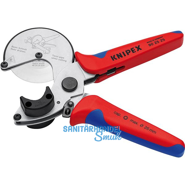 KNIPEX Rohrabschneider f�r Verbund-/Kunststoffrohre 902525, 26 mm, L=200mm