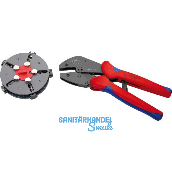 KNIPEX Crimpzange Multicrimp mit 5 Eins�tzen L�nge 250 mm