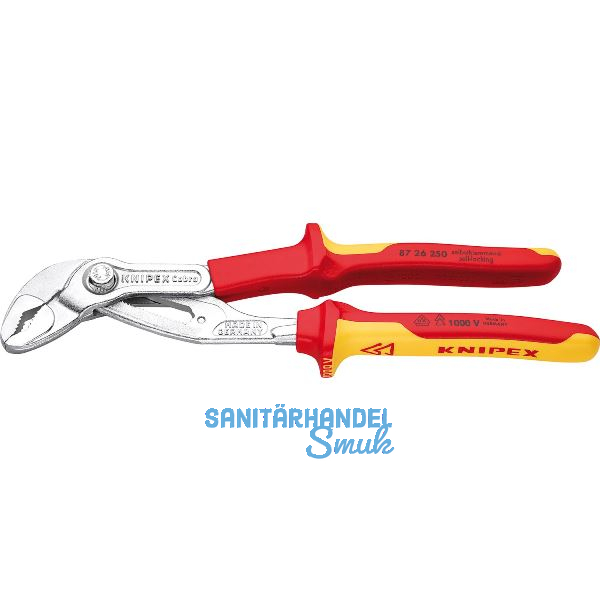 KNIPEX Wasserpumpenzange Cobra� VDE 8726 24-fach verstellbar, L=250 mm