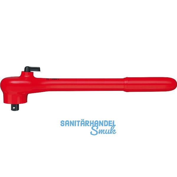 KNIPEX Umschaltknarre isoliert 9841 mit Vierkant 1/2", links/rechts umschaltbar