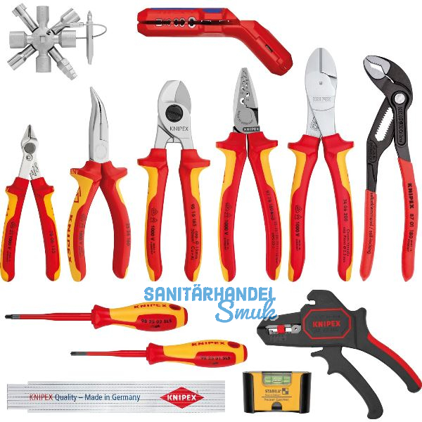 KNIPEX Werkzeug-Erweiterungsset Elektro 002090V02 13-teilig