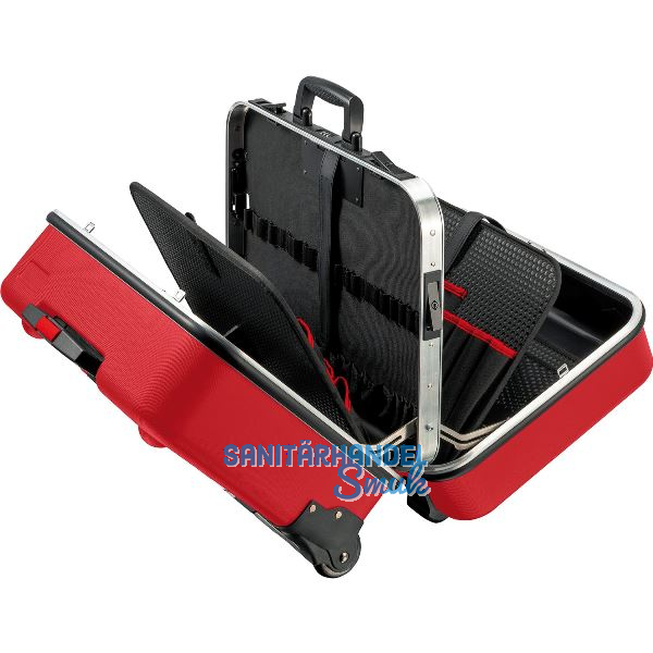 KNIPEX Werkzeugkoffer BIG Twin-Move RED leer 989915LE, 520x290x435 mm, ABS rot