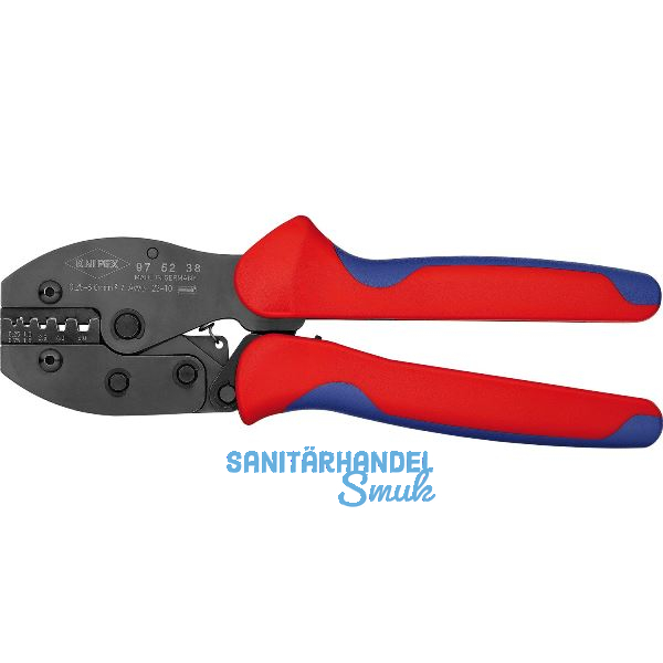 KNIPEX Crimpzange PreciForce� un-/isolierte Aderendh�lsen 0,25-6 mm�, L=220 mm