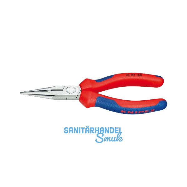 KNIPEX Flachrundzange (Radiozange) DIN 5745 gerade L�nge 140 mm
